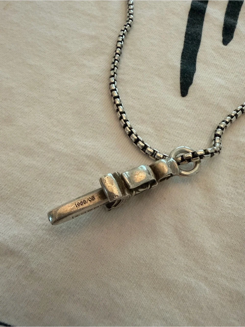 Chrome Hearts Double Dagger Pendant
